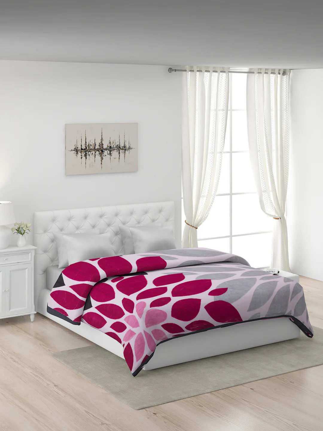 Printed Double Bed Blanket for Heavy Winter -2 Ply