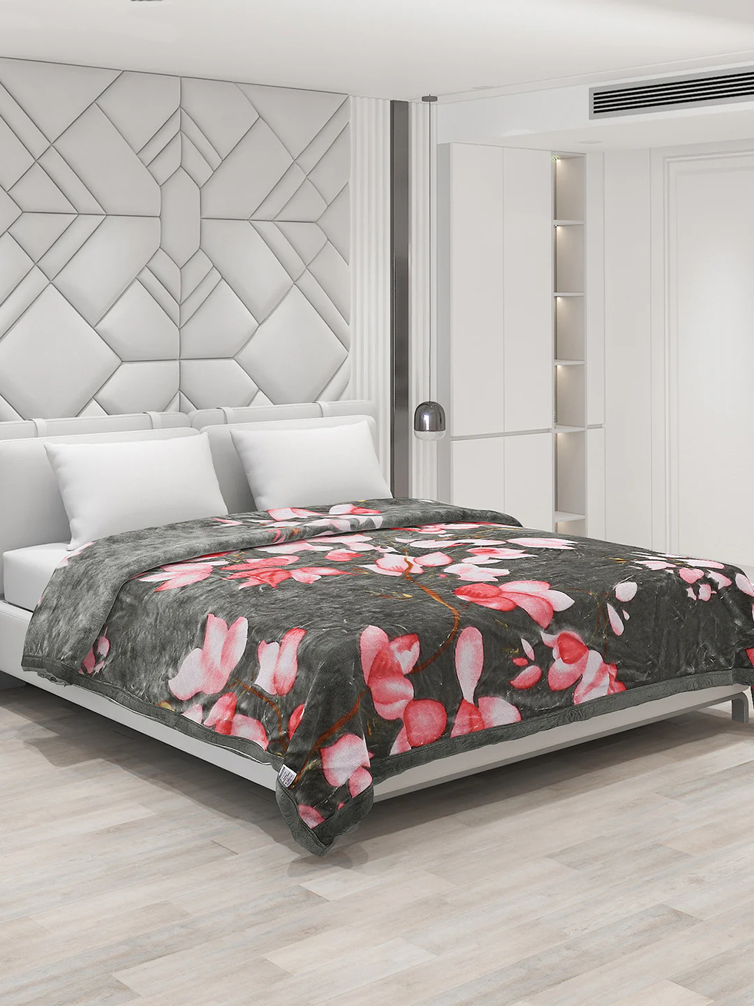 Printed Double Bed Blanket for Heavy Winter -2 Ply