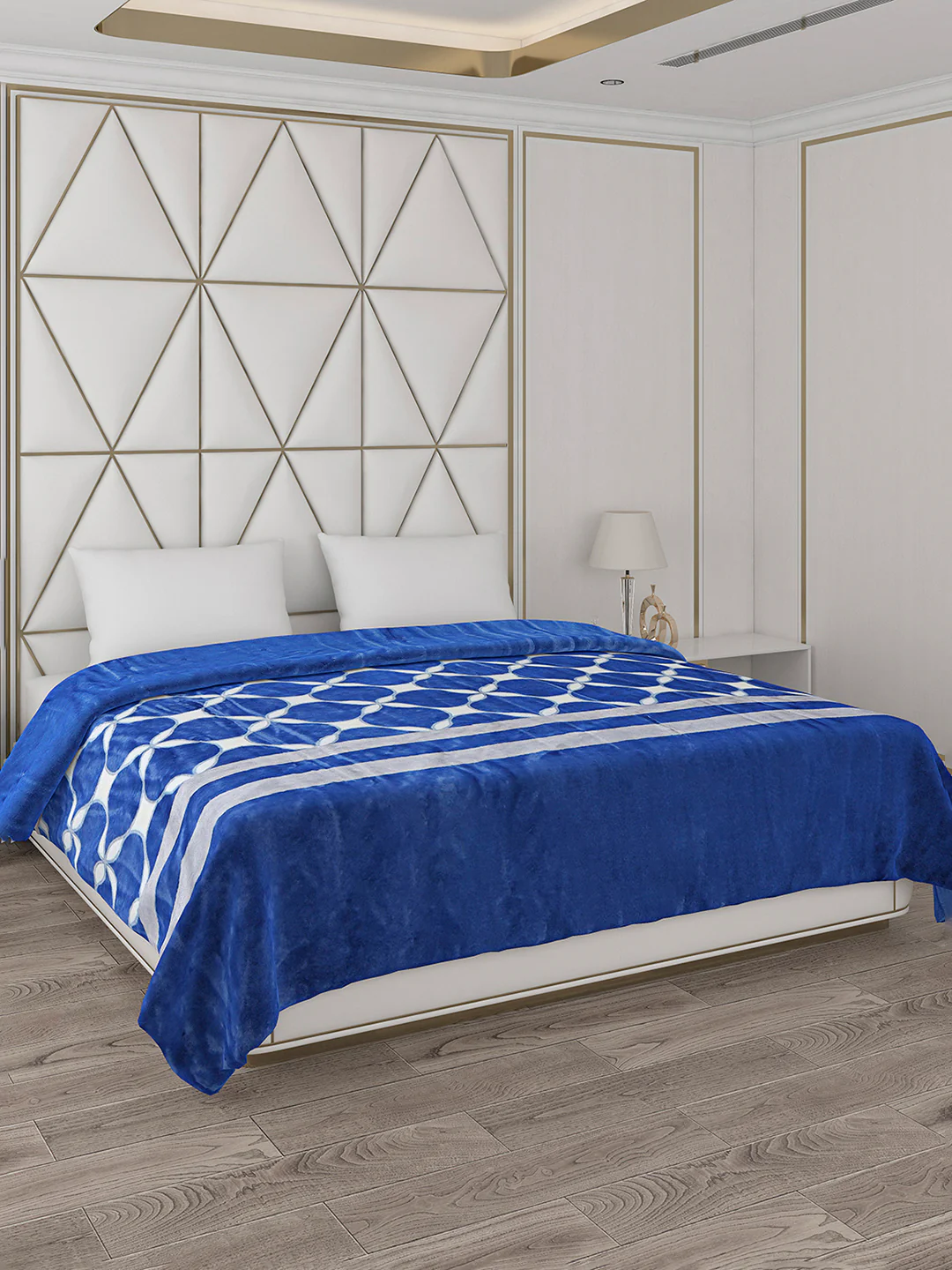 Printed Double Bed Blanket for Heavy Winter -2 Ply - Image 4