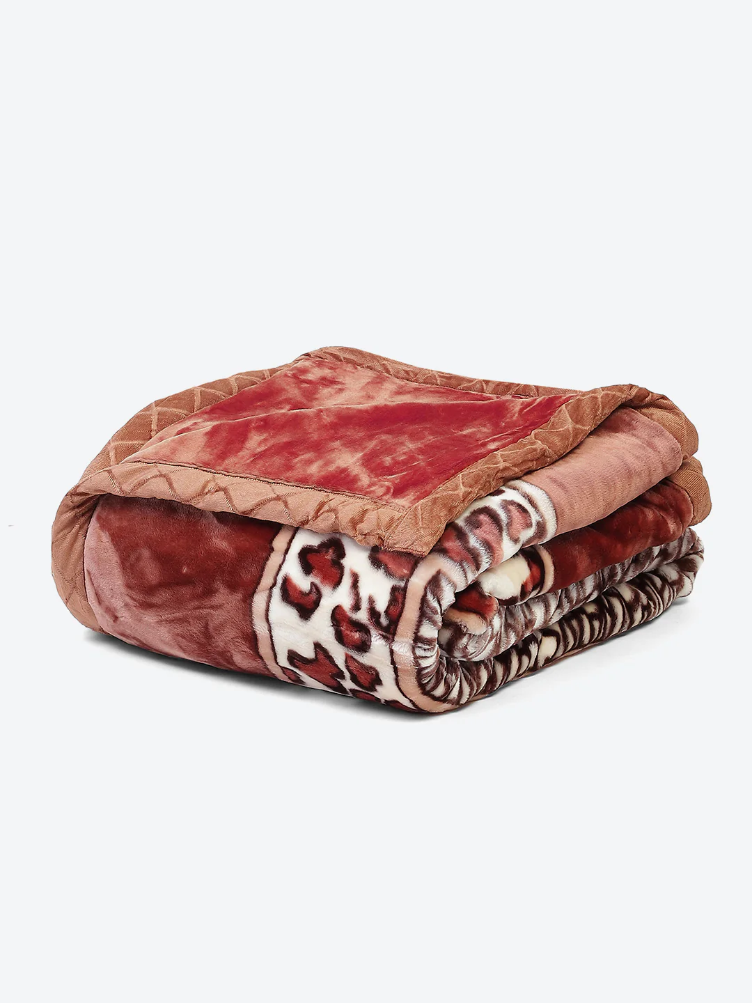 Printed Double Bed Blanket for Mild Winter -2 Ply - Image 7