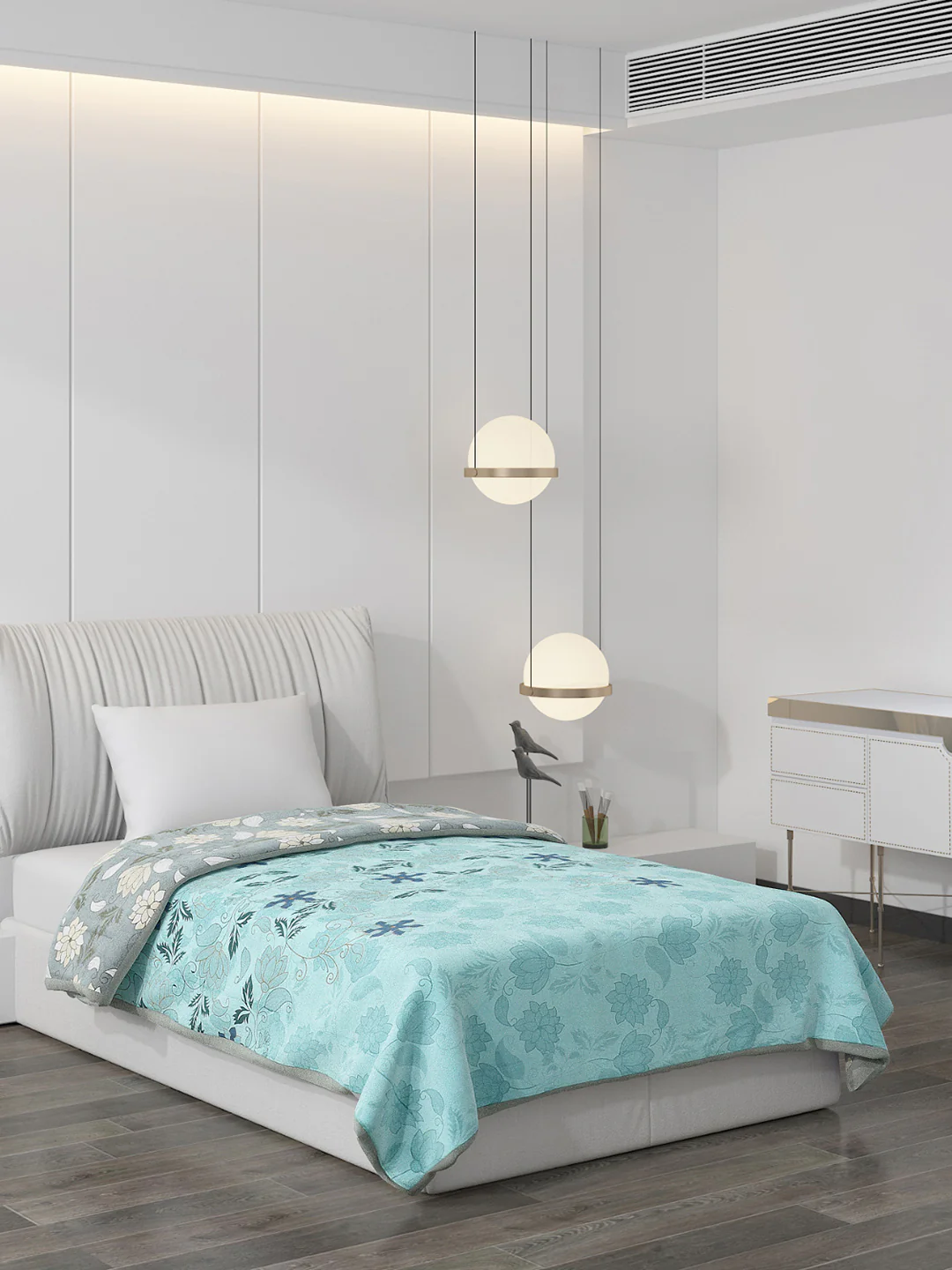 Printed Polyester Single Bed Comforter for AC Room