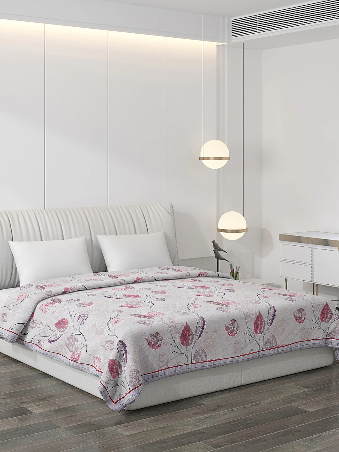 Printed 100% Polyester Double Bed Comforter for AC Room