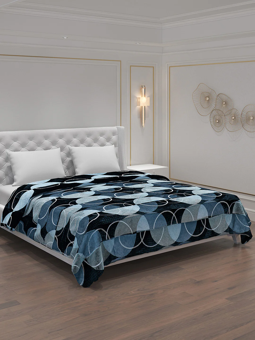 Printed 100% Polyester Double Bed Comforter for Winter