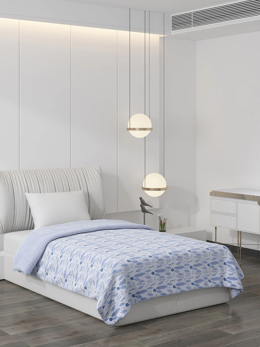 Printed 100% Polyester Single Bed Comforter for AC Room