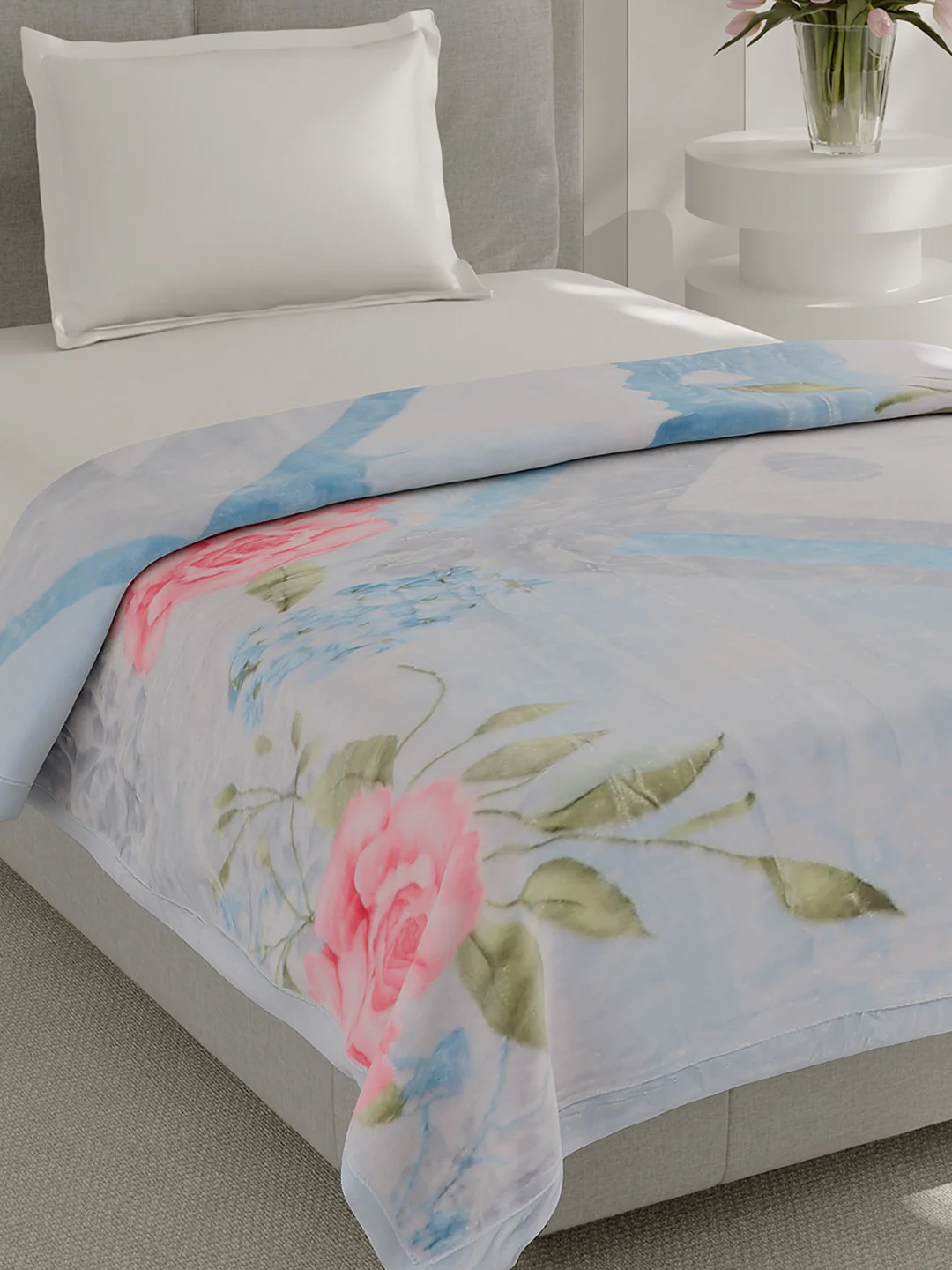 Printed Single Bed 2 Ply, 895 GSM Blanket for Heavy Winter - (Lavish Plus)