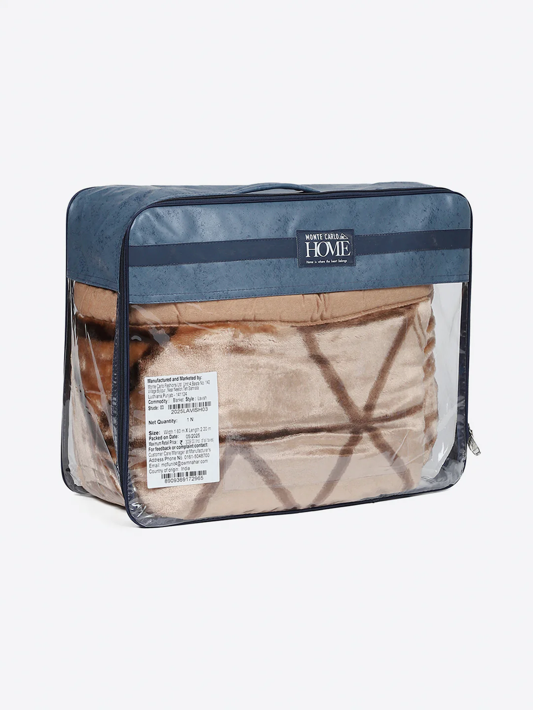 Printed Single Bed 2 Ply, 895 GSM Blanket for Heavy Winter - (Lavish Pvc) - Image 8