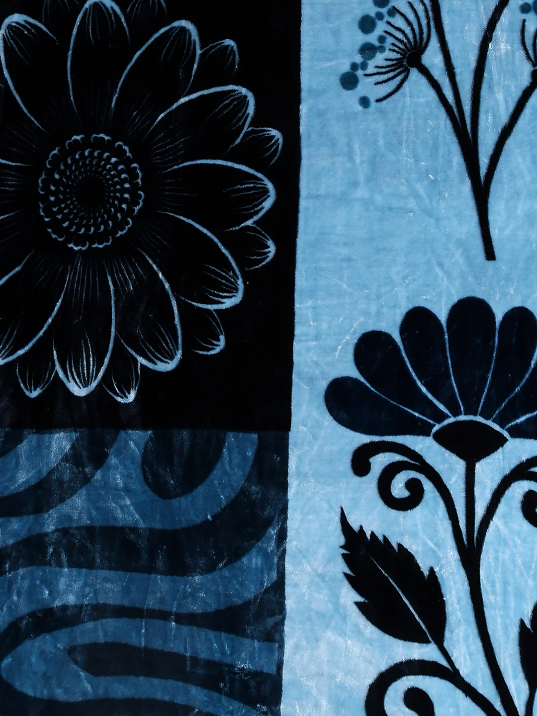 Printed Single Bed 2 Ply, 895 GSM Blanket for Heavy Winter - (Lavish Pvc) - Image 6