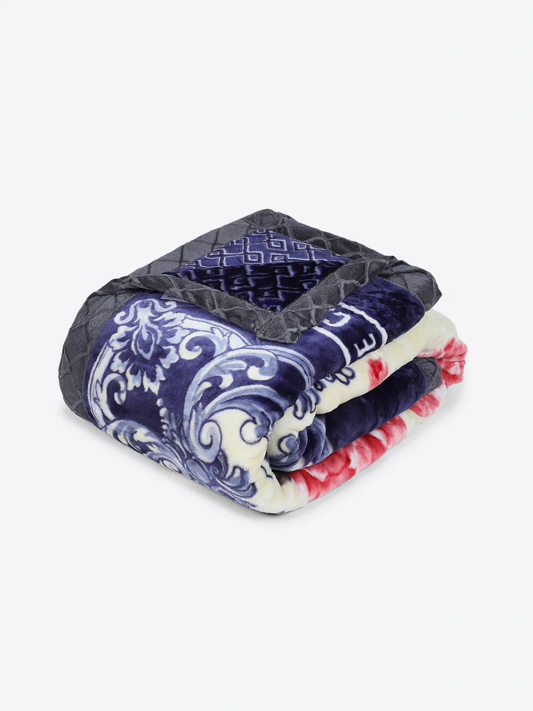 Printed Single Bed 3 Ply, 909 GSM Blanket for Heavy Winter - (Umang) - Image 5