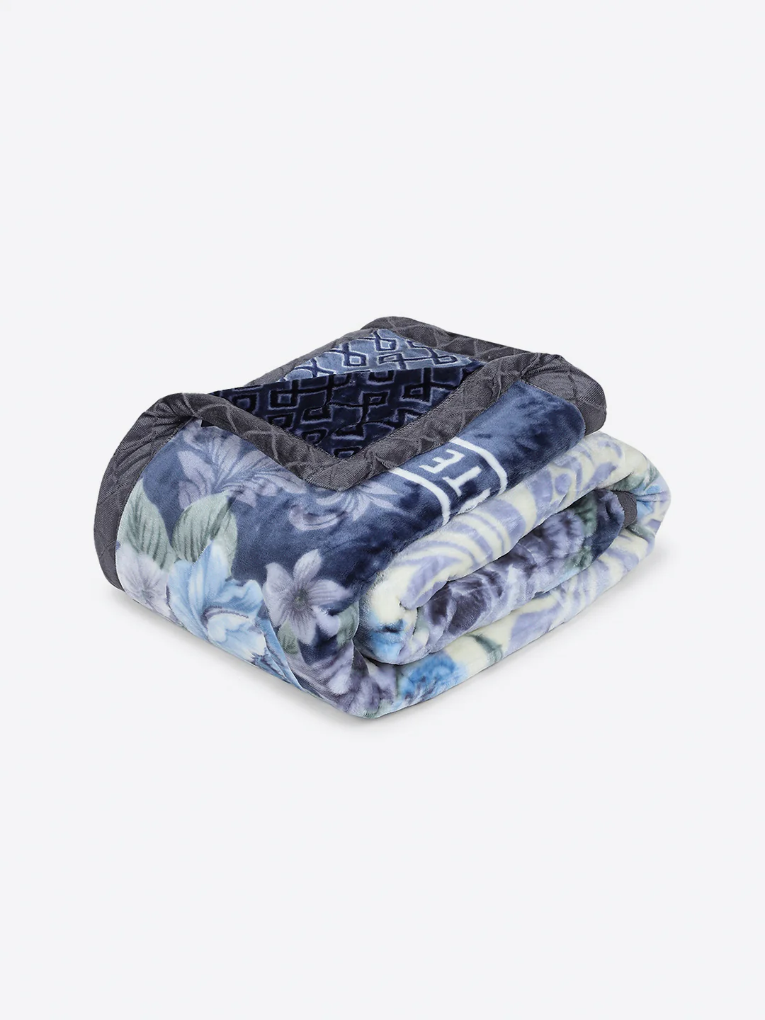 Printed Single Bed 3 Ply, 909 GSM Blanket for Heavy Winter - (Umang) - Image 5