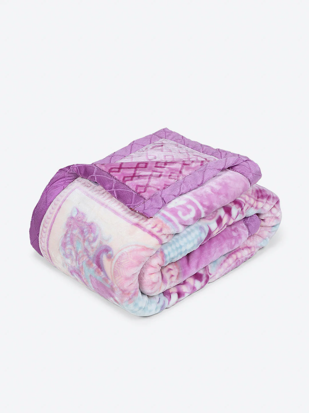 Printed Single Bed 3 Ply, 909 GSM Blanket for Heavy Winter - (Umang) - Image 5