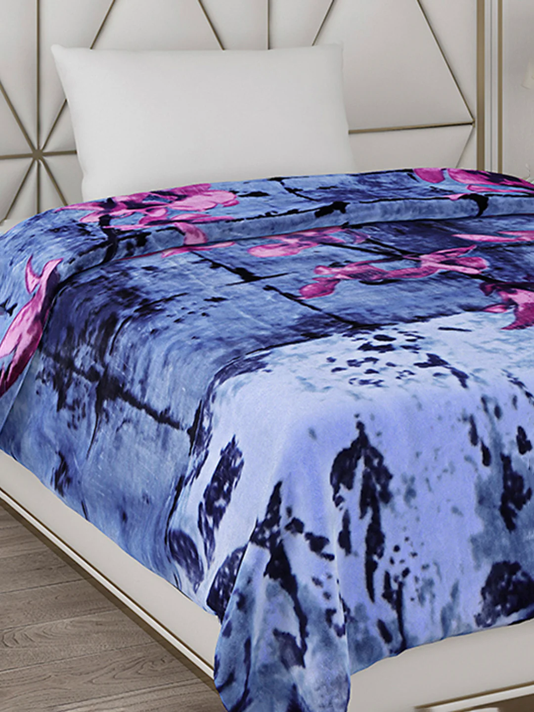 Printed Single Bed Blanket for Heavy Winter -2 Ply - Image 4
