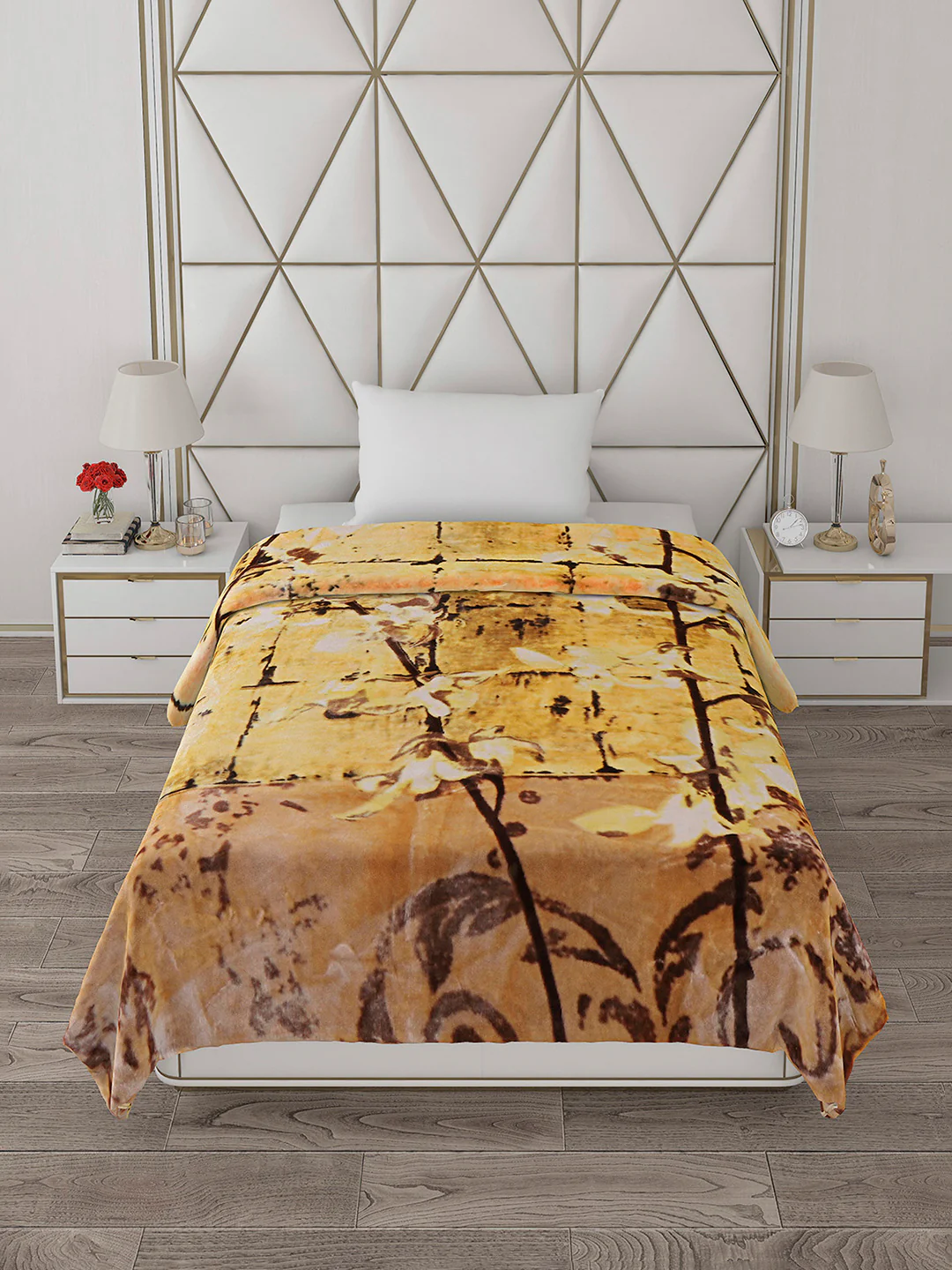 Printed Single Bed Blanket for Heavy Winter -2 Ply - Image 3