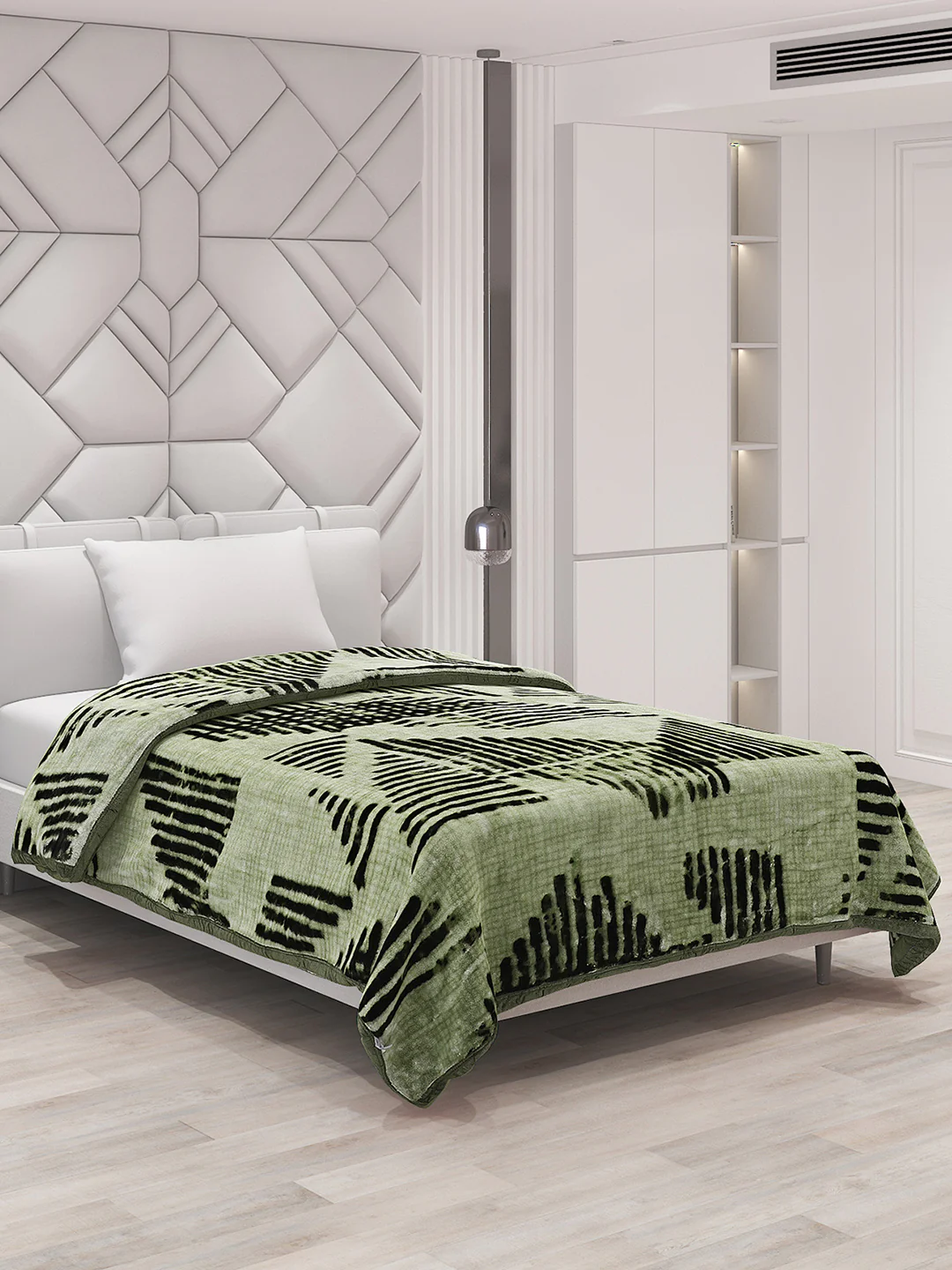 Printed Single Bed Blanket for Mild Winter -1 Ply