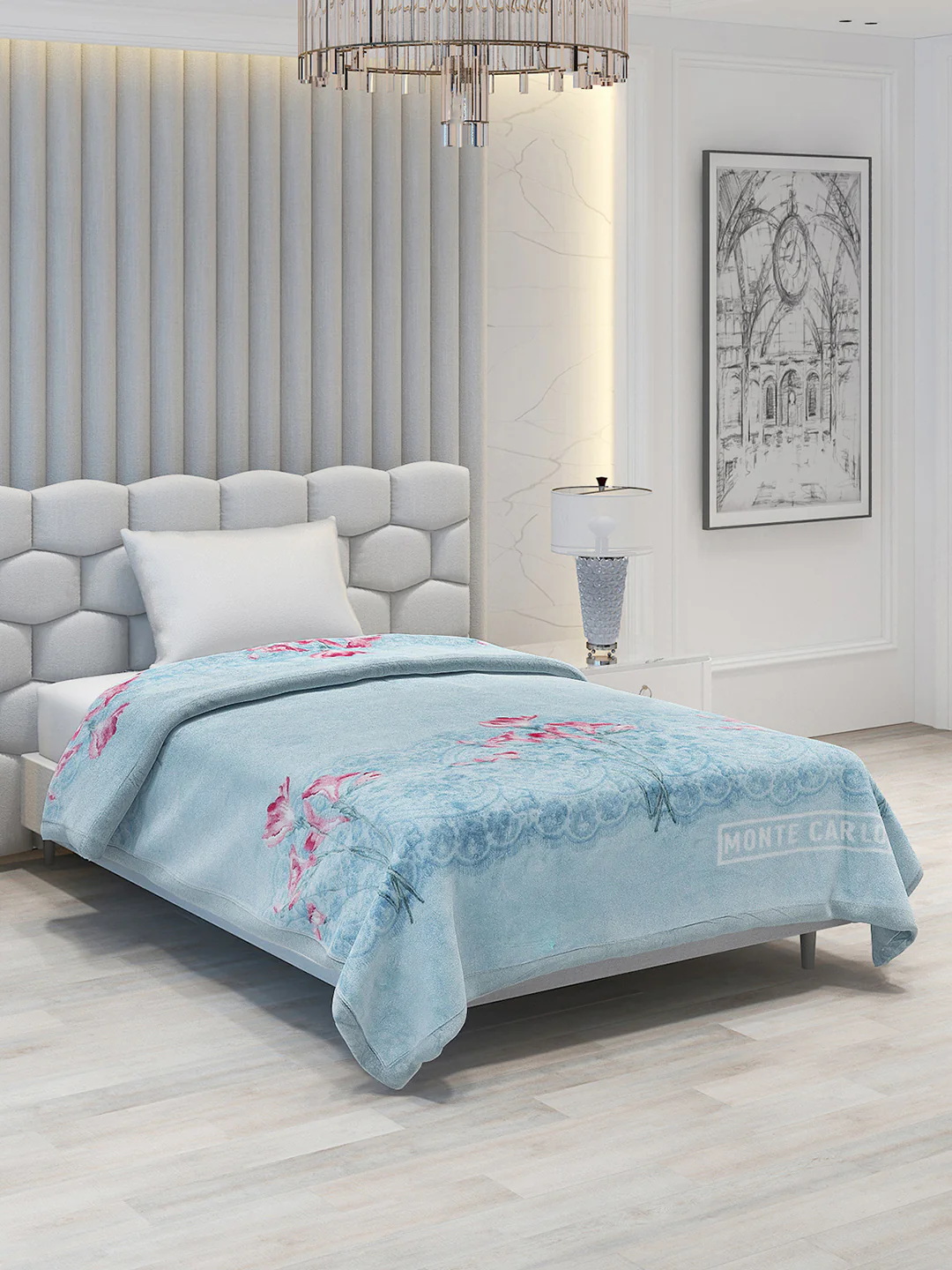 Printed Single Bed Blanket for Mild Winter -2 Ply