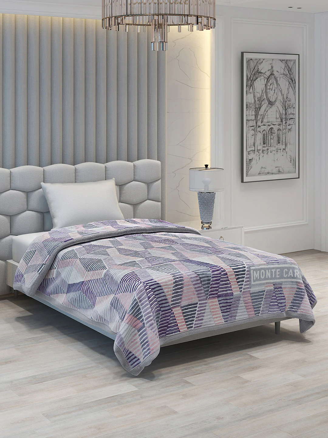 Printed Single Bed Blanket for Mild Winter -2 Ply