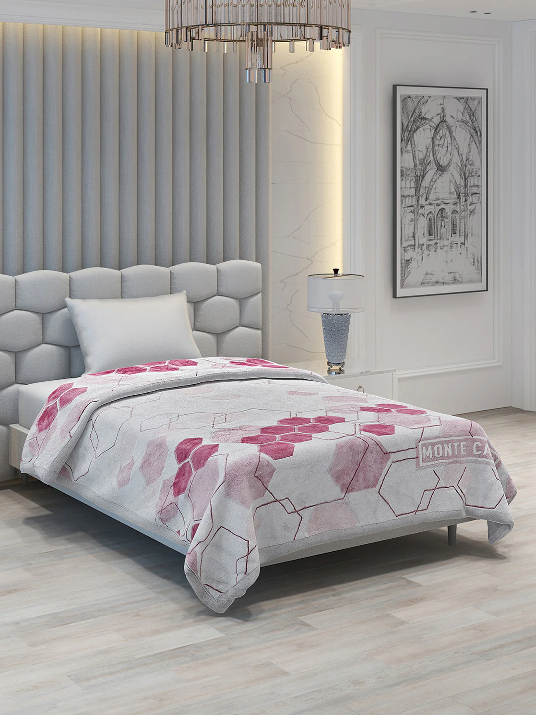 Printed Single Bed Blanket for Mild Winter -2 Ply
