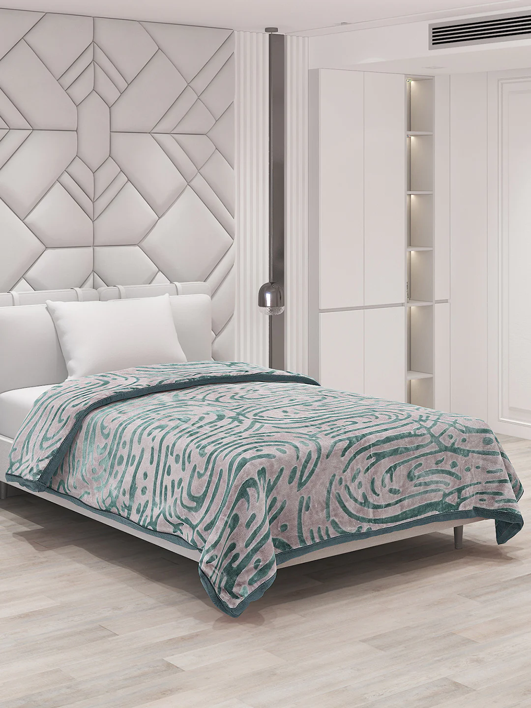 Printed Single Bed Blanket for Mild Winter -2 Ply