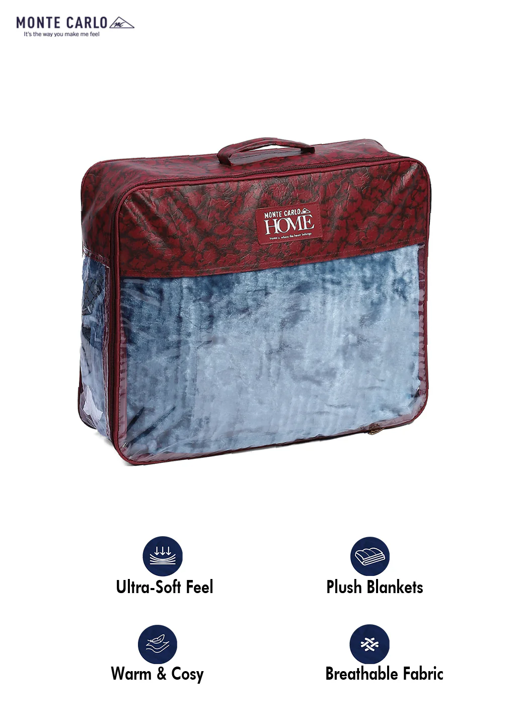 Printed Single Bed Blanket for Mild Winter -2 Ply - Image 8