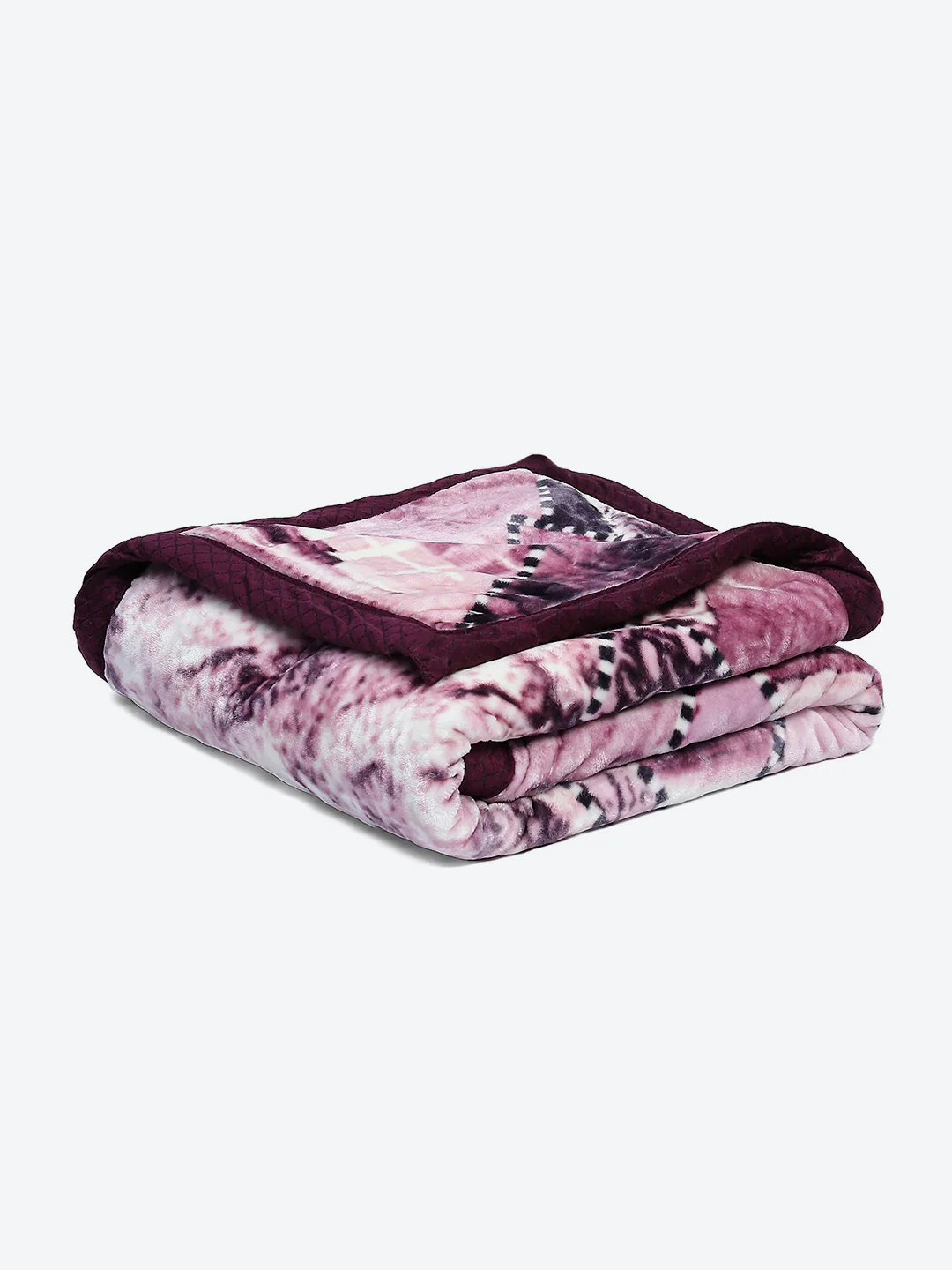 Printed Single Bed Blanket for Mild Winter -2 Ply - Image 5