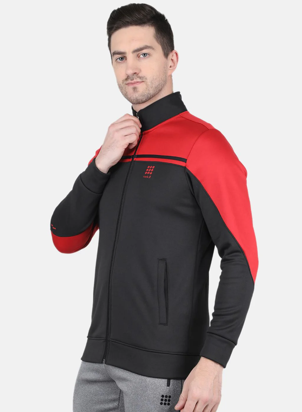 Rock.it Men Black Solid Sweatshirt - Image 2