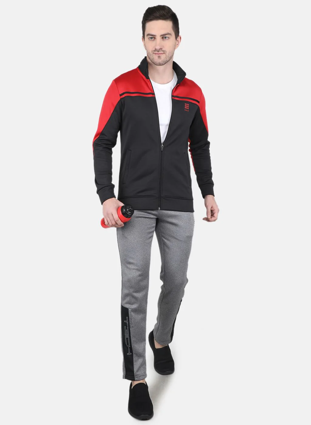 Rock.it Men Black Solid Sweatshirt - Image 4