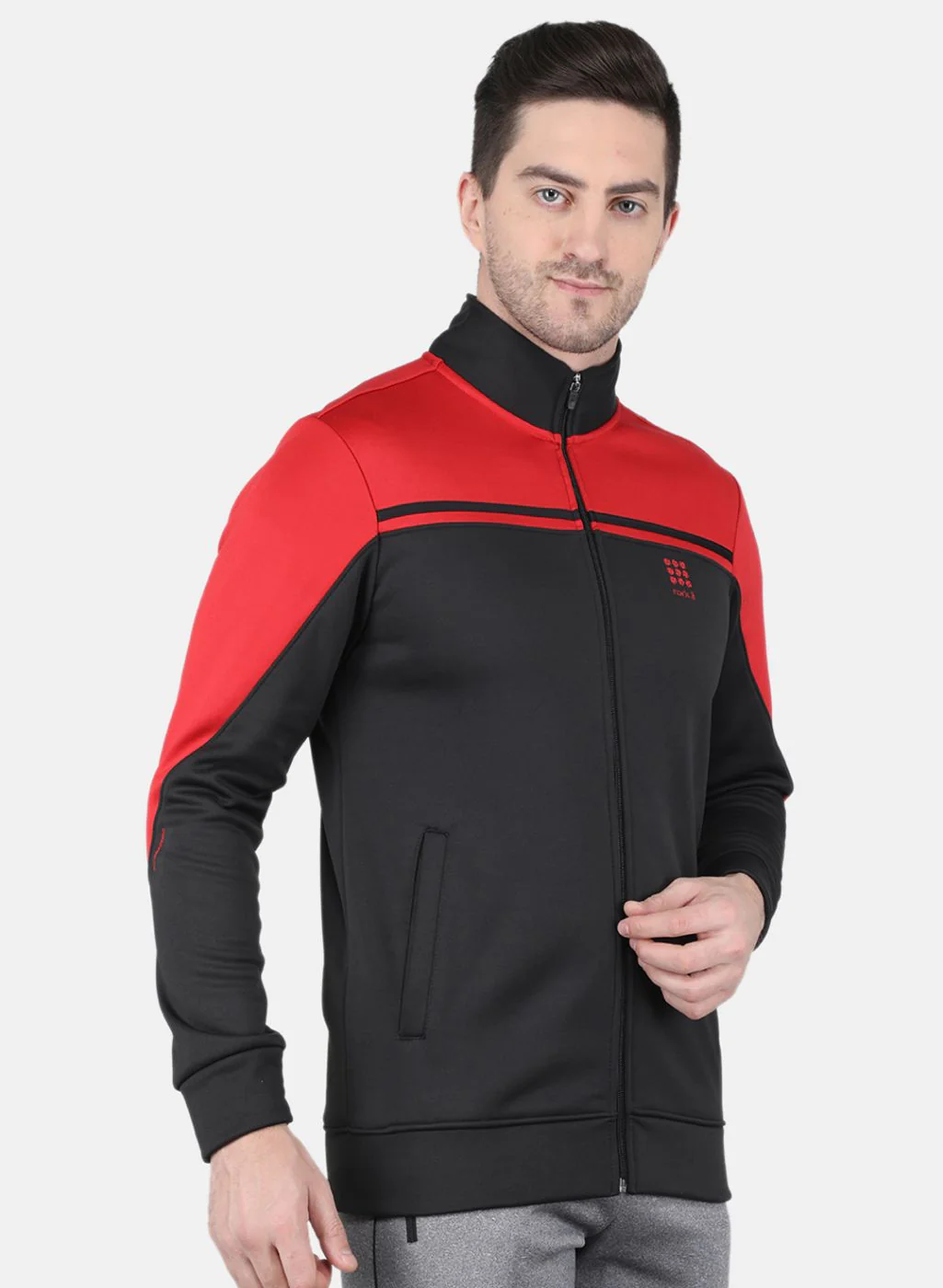 Rock.it Men Black Solid Sweatshirt - Image 6