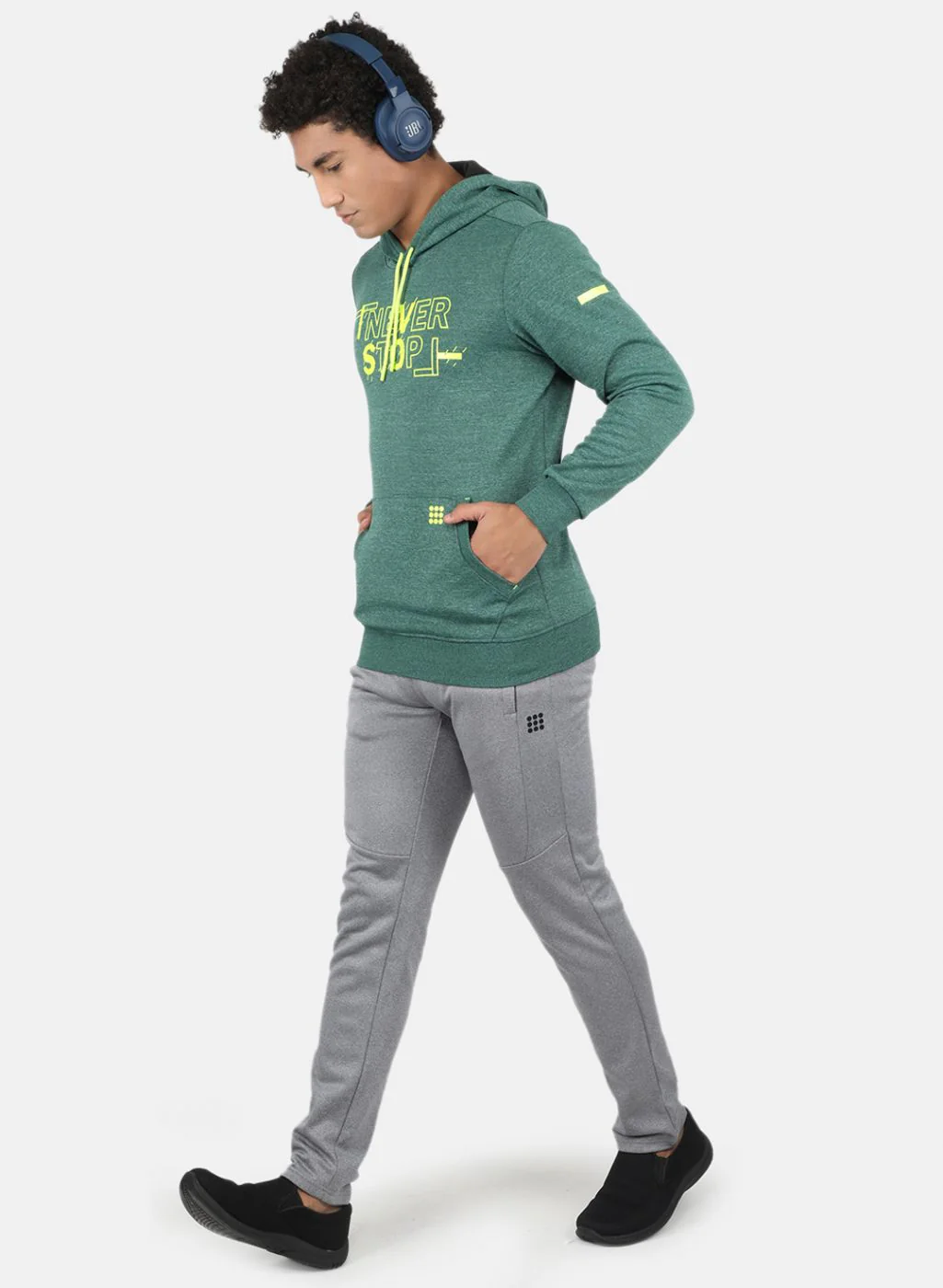 Rock.it Men Green Printed Sweatshirt - Image 4