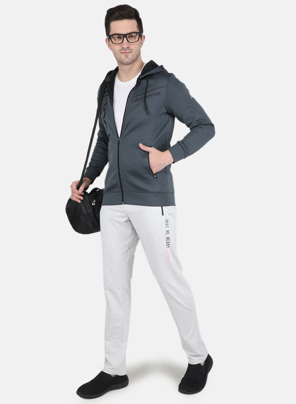 Rock.it Men Grey Printed Sweatshirt - Image 4