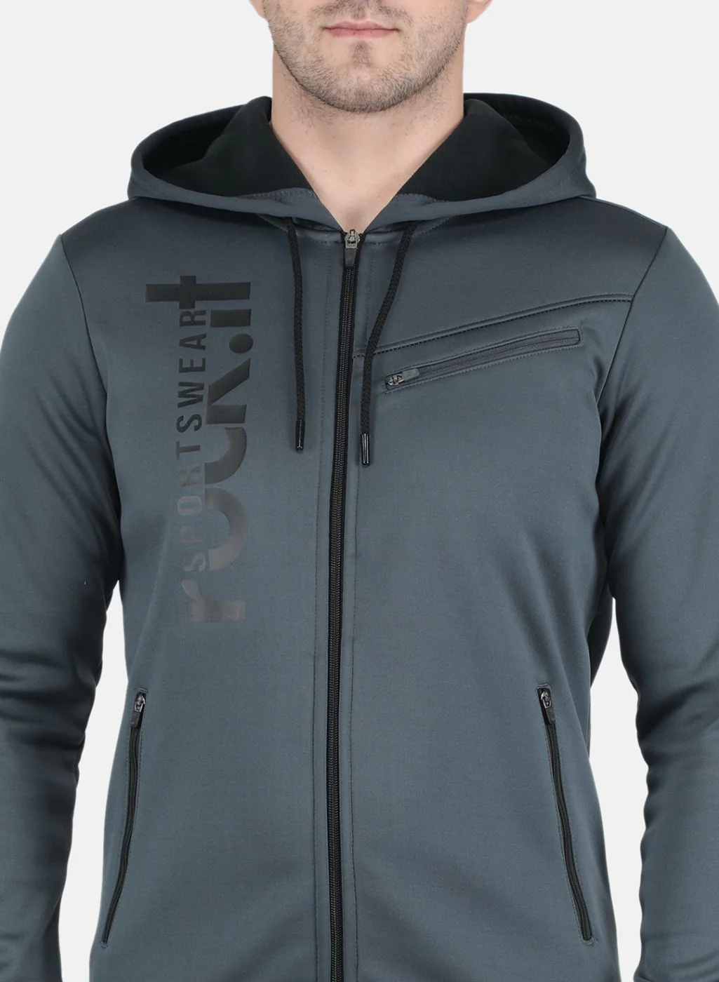 Rock.it Men Grey Printed Sweatshirt - Image 5
