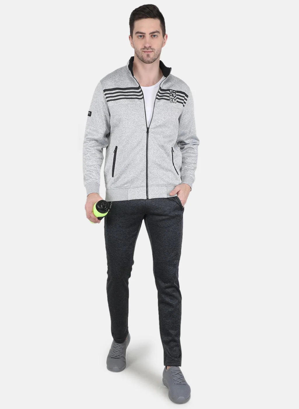 Rock.it Men Grey Regular Fit Lower - Image 4