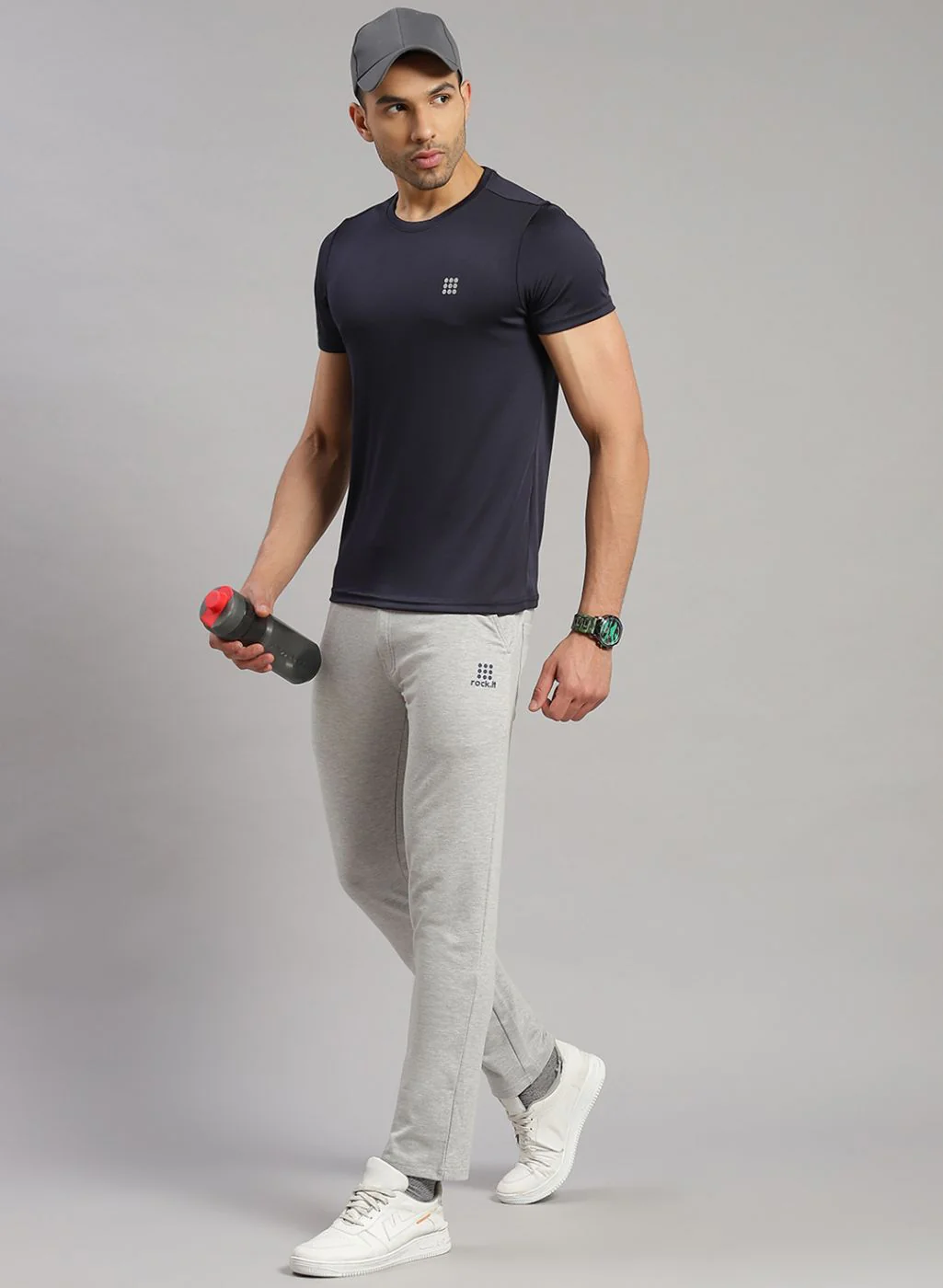 Rock.it Men Grey Smart Fit Lower