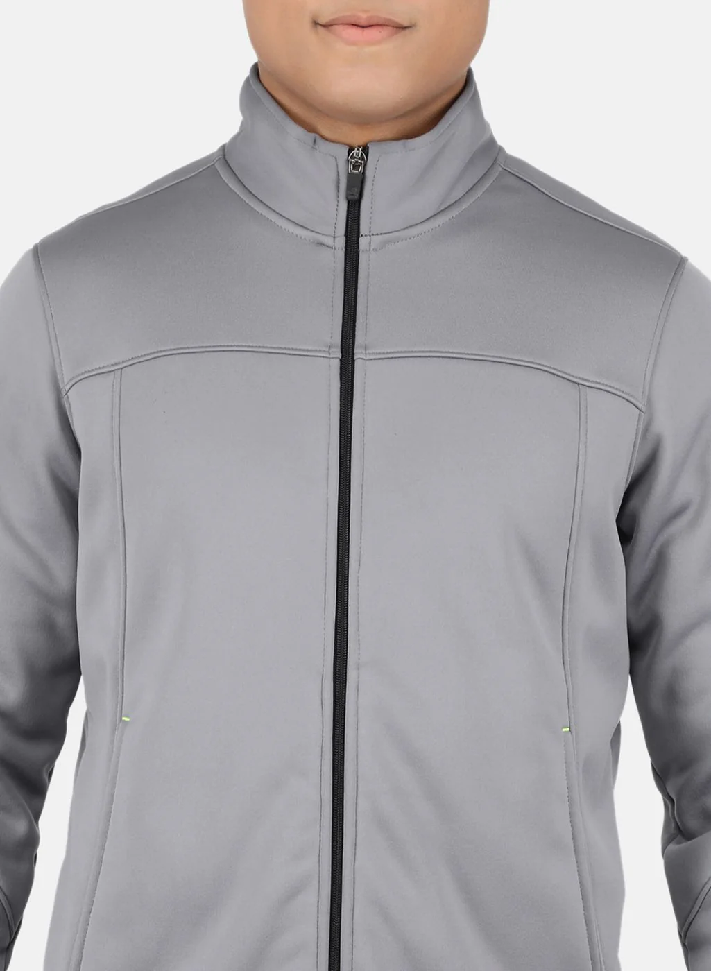 Rock.it Men Grey Solid Sweatshirt - Image 5