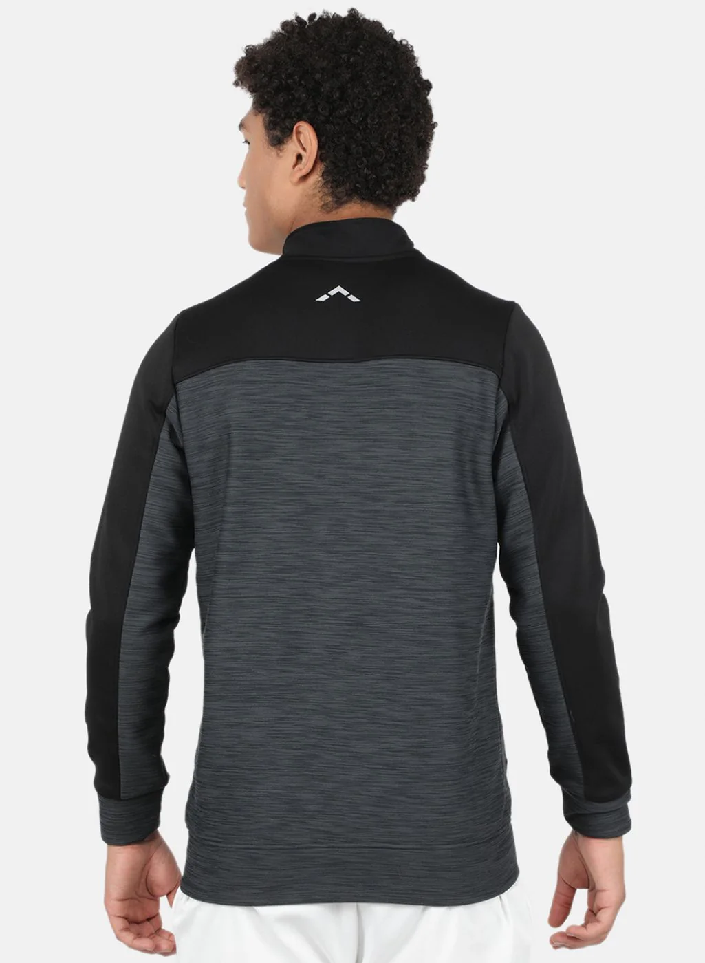 Rock.it Men Grey Solid Sweatshirt - Image 3