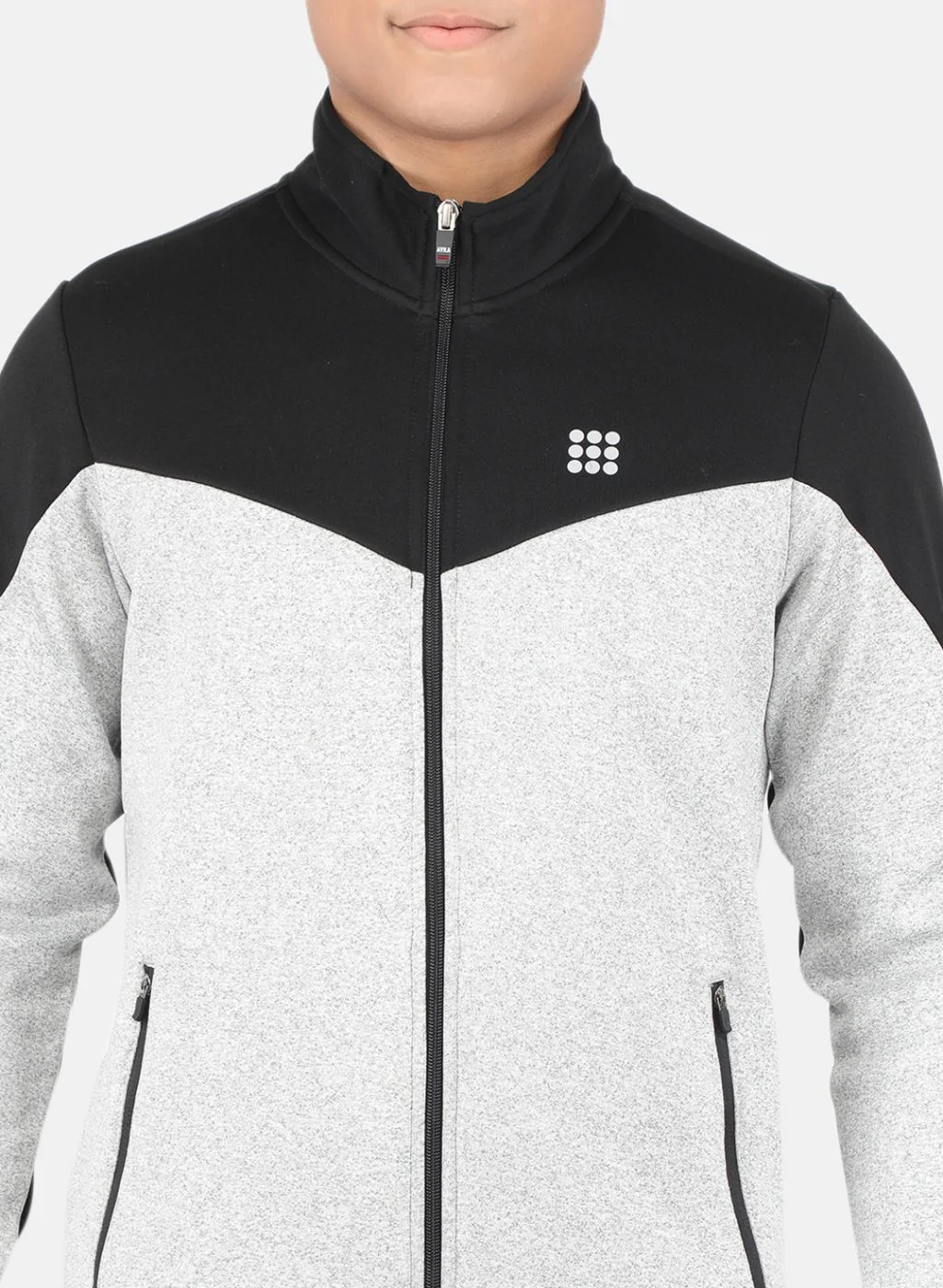 Rock.it Men Grey Solid Tracksuit - Image 5