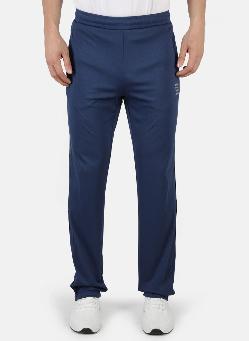 Rock.it Men Navy Blue Self Design Lower