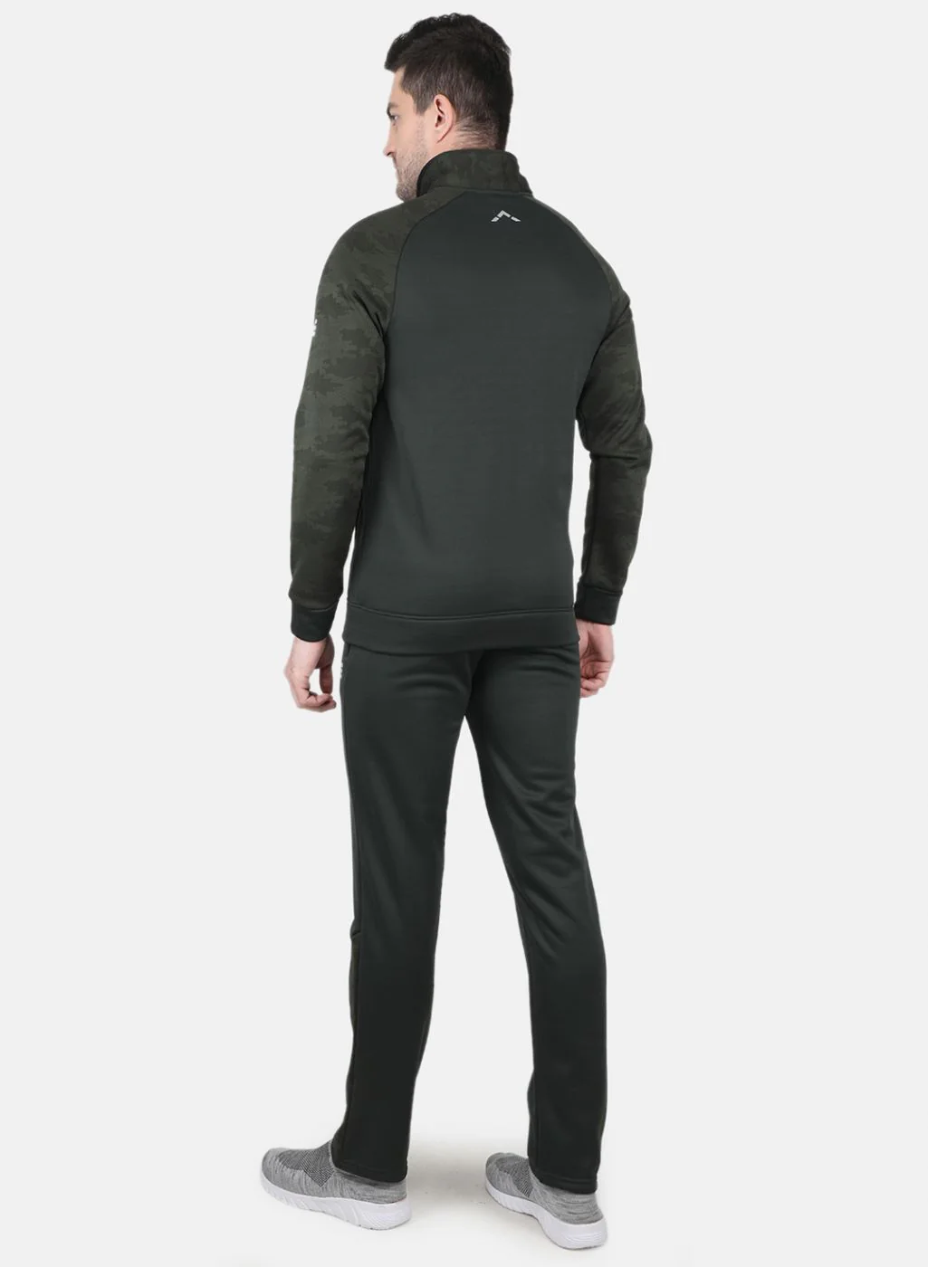 Rock.it Men Olive Self Design Tracksuit - Image 3