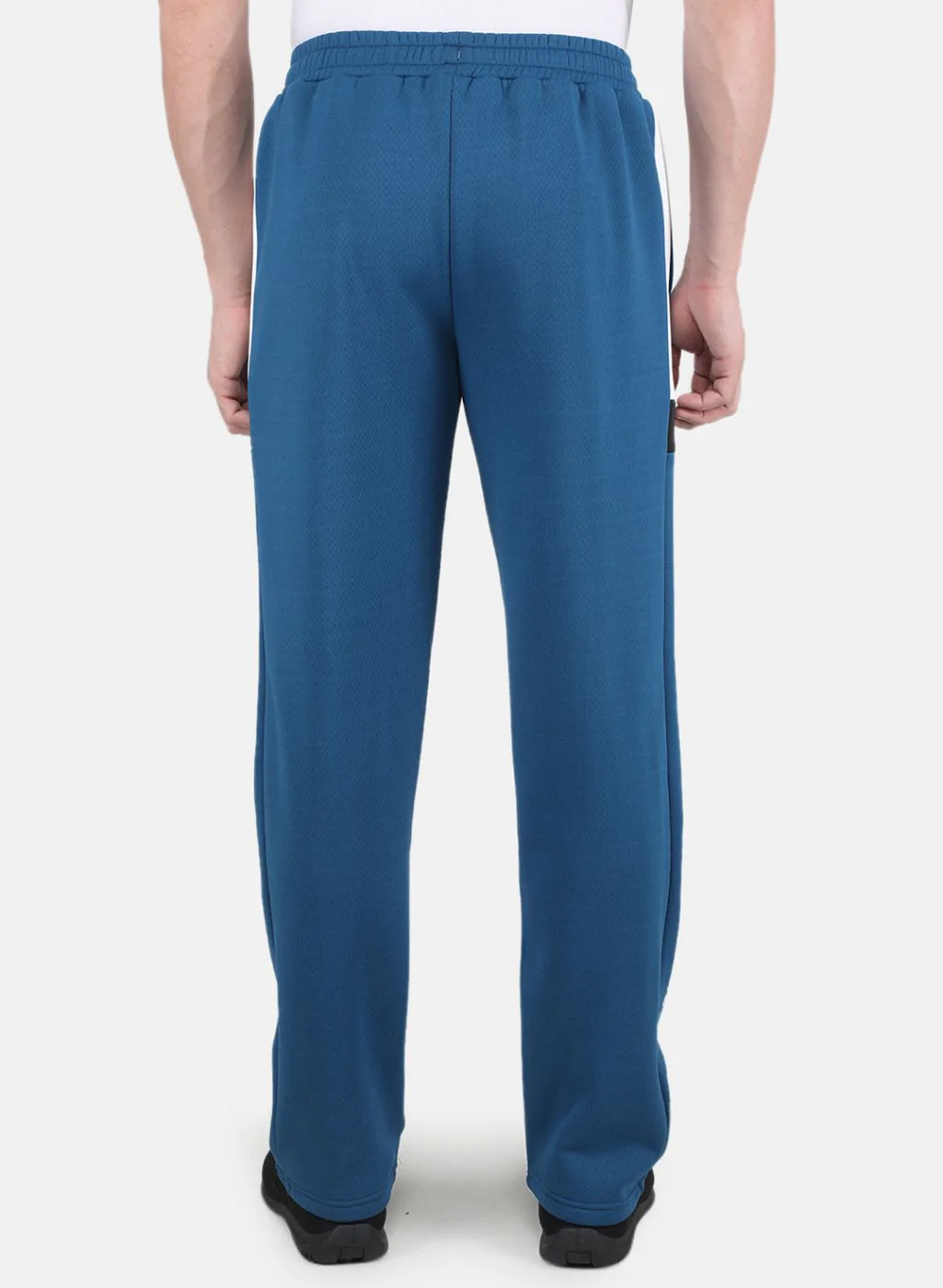 Rock.it Men Teal Blue Smart Fit Track Pant - Image 3