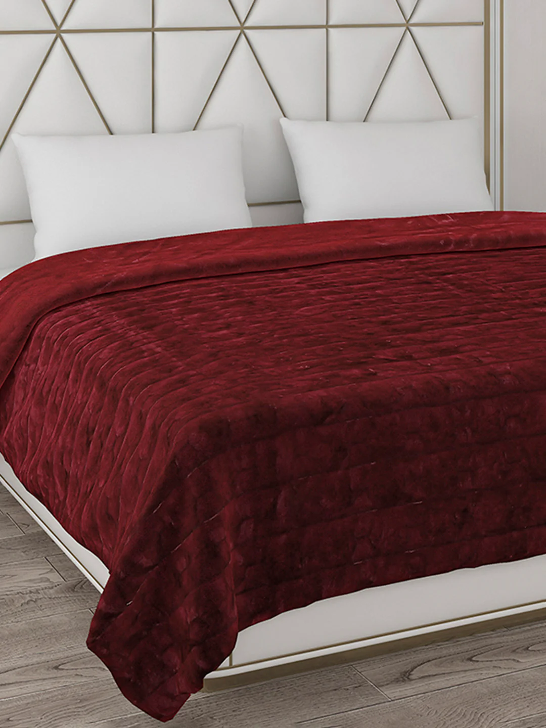 Self Design Double Bed 850 GSM Blanket Orion 2 Ply (Weight 4.5 kg)