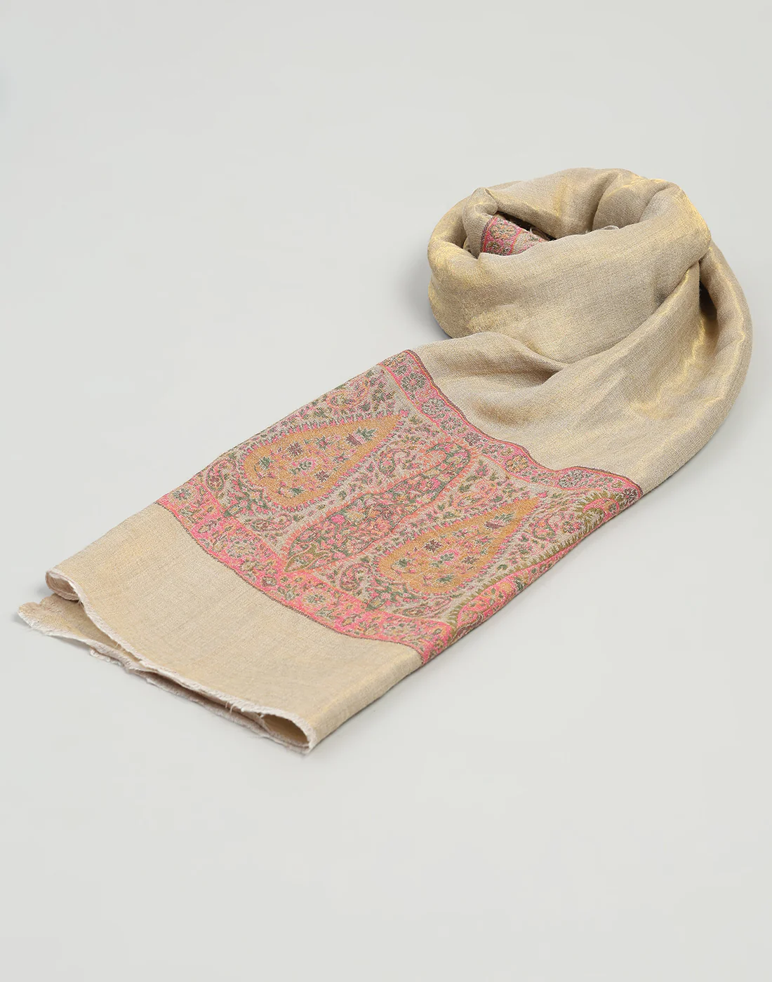 Women Multicolor Self Design Shawl - Image 6