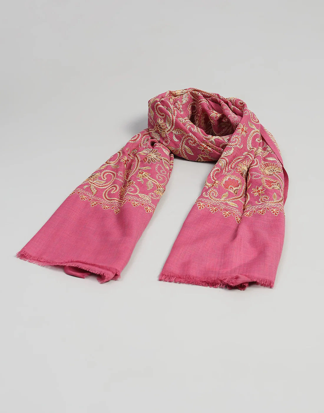 Women Multicolor Self Design Shawl - Image 7