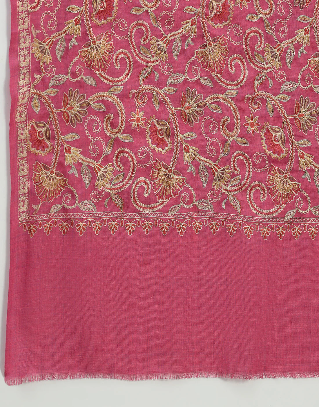Women Multicolor Self Design Shawl - Image 8