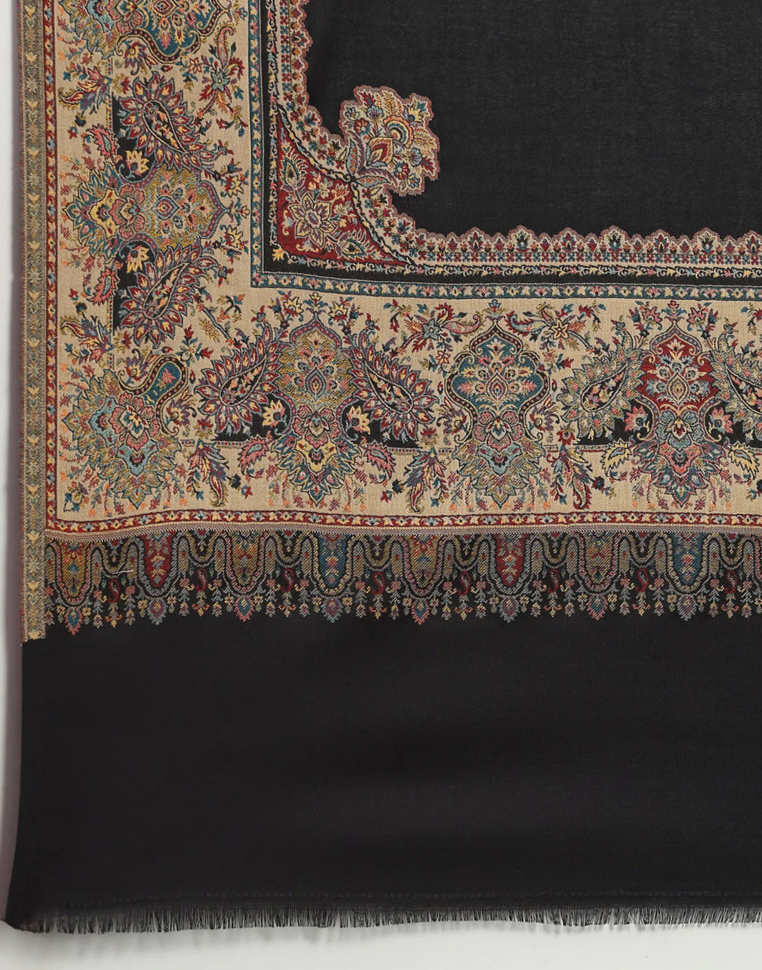 Women Multicolor Self Design Shawl - Image 8