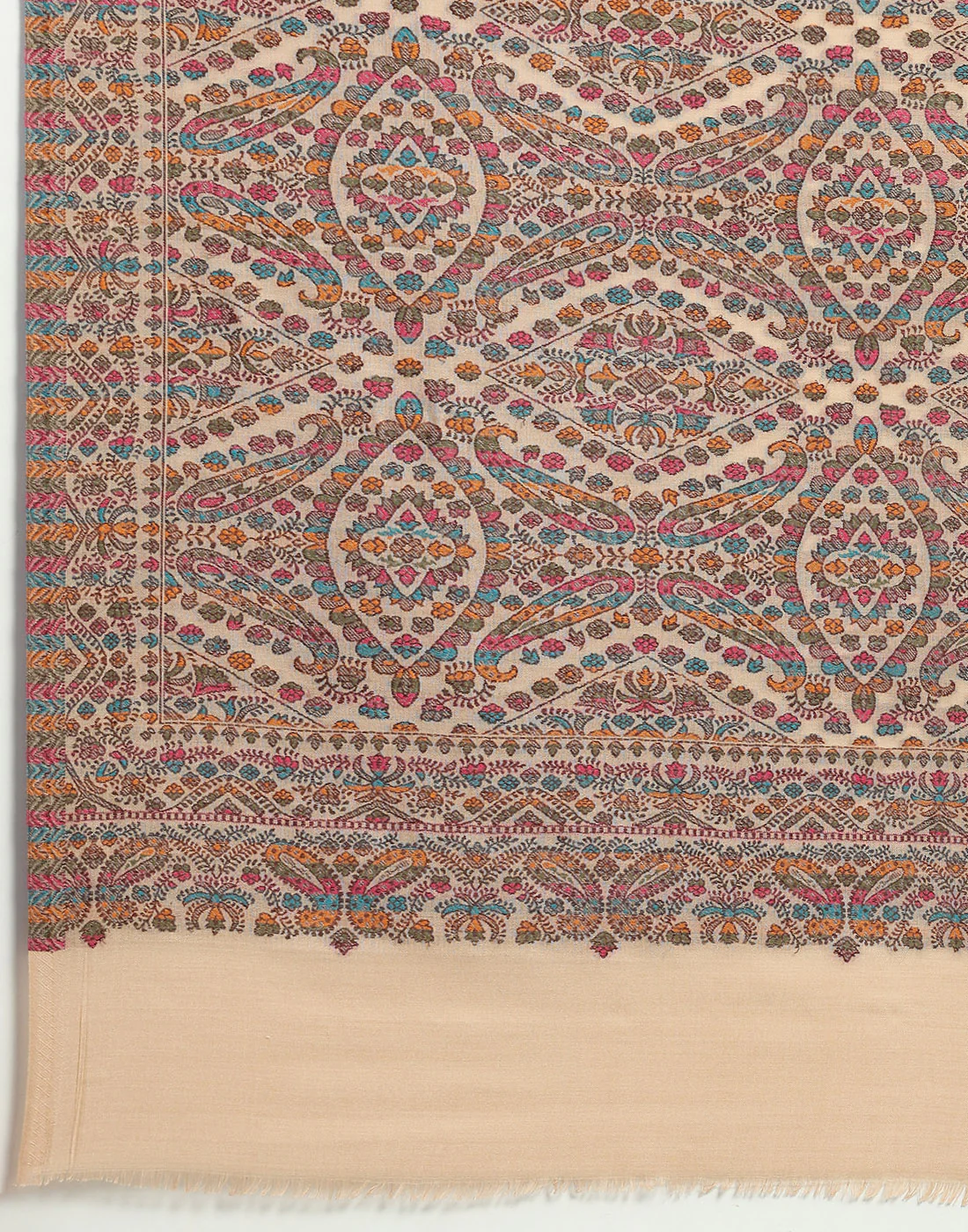 Women Multicolor Self Design Shawl - Image 7