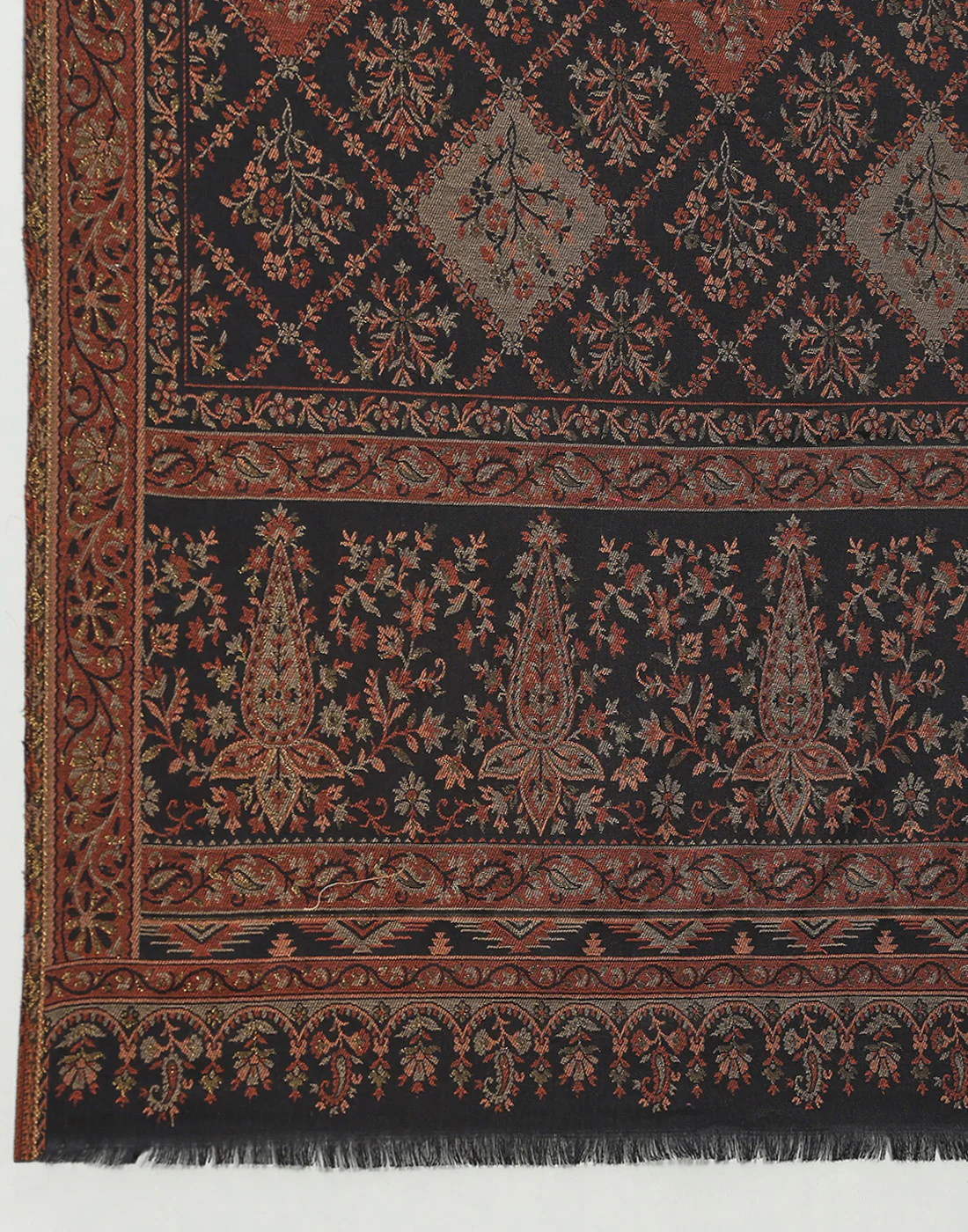 Women Multicolor Self Design Shawl - Image 7