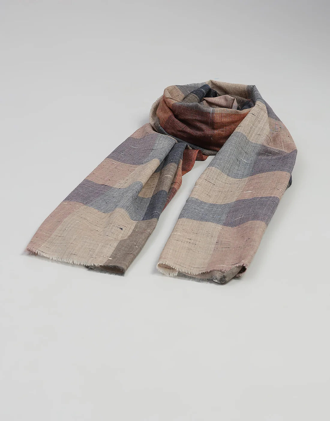 Women Multicolor Self Design Stole - Image 7