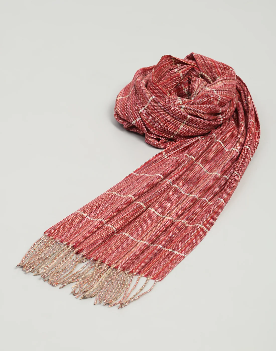 Women Multicolor Self Design Stole - Image 6