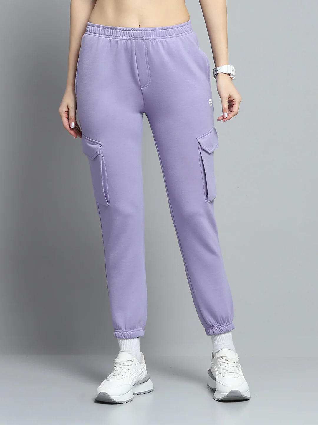 Rock.it Women Purple Solid Regular Fit Jogger
